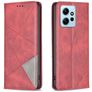 Mobigear Rhombus Slim Housse Xiaomi Redmi Note 12 Etui - Rouge