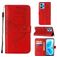 Mobigear Butterfly Housse Realme 9 Pro Plus Etui Porte-Monnaie - Rouge