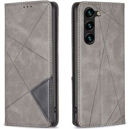 Mobigear Rhombus Slim Housse Samsung Galaxy S23 Plus Etui - Gris