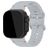 Mobilize Buckle Bracelet Silicone Apple Watch Fermeture boucle ardillon - 42/41/40/38 mm - Gris