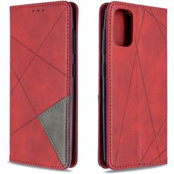 Mobigear Rhombus Slim Samsung Galaxy A41 Étui - Rouge