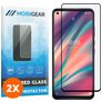 Mobigear Premium Wiko View 5 Plus Verre trempé Protection d'écran - Compatible Coque - Noir (Lot de 2)