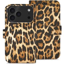 My Style Flex Wallet Housse iPhone 17 Pro Etui Porte-Monnaie - Wild Leopard