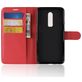 Mobigear Classic Housse OnePlus 6 Etui Porte-Monnaie - Rouge