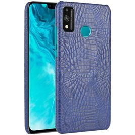 Mobigear Croco Coque HONOR 9X Lite Coque arrière Rigide - Bleu