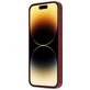 Mobiparts Coque iPhone 14 Pro Max Coque arrière en Silicone - Plum Red