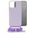 Mobilize Lanyard Gelly iPhone 13 Pro Coque avec cordon en TPU Souple - Pastel Purple