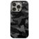 Burga Tough Coque iPhone 16 Pro Coque arrière Rigide Anti-Chocs - Night Black Camo