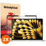 GrizzlyCoat Premium MacBook Air 15 Pouces (2023-2026) Protection d'écran Film - Compatible Coque (Lot de 2)