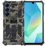Mobigear Armor Stand Coque Samsung Galaxy A16 Coque arrière Rigide Anti-Chocs avec Support Amovible - Vert