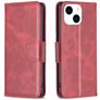 Mobigear Excellent Housse iPhone 15 Etui Porte-Monnaie - Rouge