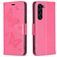 Mobigear Butterfly Housse Samsung Galaxy S24 Plus Etui Porte-Monnaie - Rouge