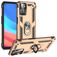 Mobigear Armor Ring Coque OPPO A76 Coque arrière Rigide Anti-Chocs avec Anneau-Support - Or