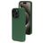 Mobiparts Coque iPhone 15 Pro Coque arrière en Silicone - Forest Green