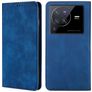 Mobigear Retro Slim Housse Vivo X80 Pro Etui Porte-Monnaie - Bleu