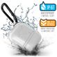 Catalyst Waterproof Coque Apple AirPods 1 Coque Imperméable en Silicone Souple - Blanc