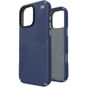 Speck Presidio2 Grip Coque iPhone 16 Pro Max Coque arrière Rigide Anti-Chocs - Coastal Blue