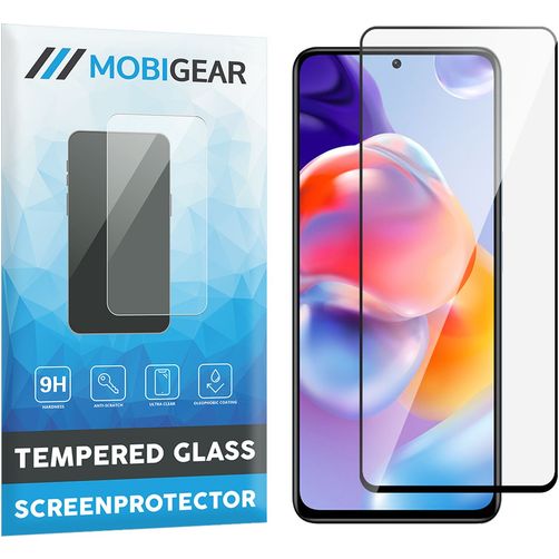 Mobigear Premium Xiaomi Redmi Note 11 Pro Plus 5G Verre trempé Protection d'écran - Compatible coque - Noir