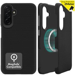 My Style Magsafe Tough Coque Samsung Galaxy A26 MagSafe Coque arrière Rigide Anti-Chocs - Noir