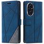 Mobigear Rhombus Housse HONOR 200 Etui Porte-Monnaie - Bleu