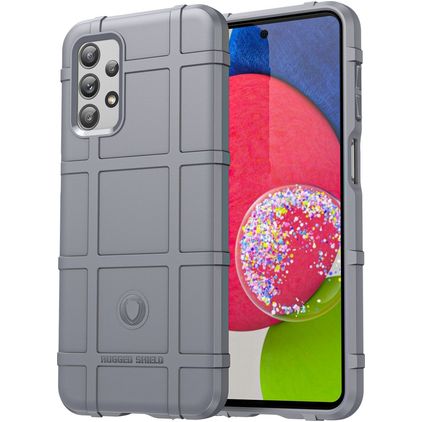 Mobigear Rugged Shield Coque Samsung Galaxy A23 Coque arrière en TPU Souple Anti-Chocs - Gris