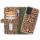 Mobilize Magnet Zipper Housse Samsung Galaxy A33 Etui avec Coque Détachable Porte-Monnaie - Olive Leopard