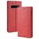 Mobigear Sensation Housse Samsung Galaxy S10 Plus Etui Porte-Monnaie - Rouge