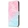 Mobigear Marble Housse iPhone 8 Plus Etui Porte-Monnaie - Bleu / Rose