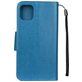 Mobigear Flowers Housse iPhone 11 Etui Porte-Monnaie - Bleu