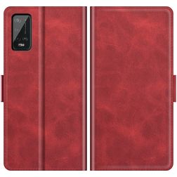 Mobigear Slim Magnet Housse Wiko Power U20 Etui Porte-Monnaie - Rouge