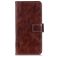 Mobigear Basic Housse Motorola Moto G200 5G Etui Porte-Monnaie - Marron