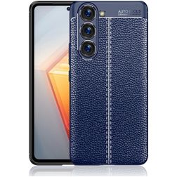 Mobigear Luxury Samsung Galaxy S23 Plus TPU souple Coque arrière - Bleu