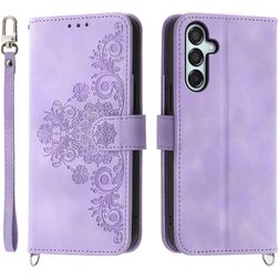 Mobigear Clover Housse Samsung Galaxy M15 Etui Porte-Monnaie - Violet