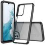 Mobigear Crystal Samsung Galaxy A23 Plastique rigide Coque arrière - Transparent / Noir