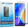 Mobigear Premium TCL 20 SE Verre trempé Protection d'écran - Compatible Coque - Noir
