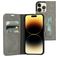 Mobiparts Classic Wallet Housse iPhone 14 Pro Max Etui Porte-Monnaie - Granite Grey