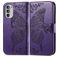 Mobigear Butterfly Housse Motorola Moto G82 Etui Porte-Monnaie - Violet