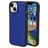 Mobiparts Classic Coque iPhone 15 MagSafe Coque arrière en TPU,Similicuir - Sapphire Blue