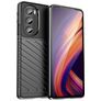 Mobigear Groove Coque Motorola Edge 30 Pro Coque arrière en TPU Souple - Noir