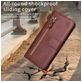 Mobigear Zipper Housse iPhone 17 Pro Max Etui Porte-Monnaie - Marron