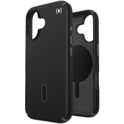 Speck Presidio2 Pro iPhone 16 MagSafe Plastique rigide Coque arrière Antichoc - Noir