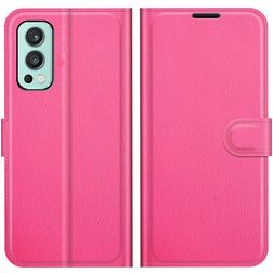 Mobigear Classic Housse OnePlus Nord 2 Etui Porte-Monnaie - Rose
