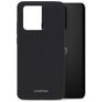 Mobilize Rubber Gelly Coque Motorola Edge 40 Neo Coque arrière en TPU Souple - Matt Black