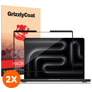 GrizzlyCoat Premium MacBook Pro 16 Pouces (2021-2026) Protection d'écran Film - Compatible Coque (Lot de 2)