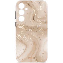 MIO Coque Samsung Galaxy A56 MagSafe Coque arrière Rigide - Gold Marble