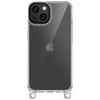 Mobigear Bungy iPhone 14 Plastique rigide Coque arrière - Argent