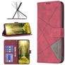 Mobigear Rhombus Housse Google Pixel 7a Etui Porte-Monnaie - Rouge