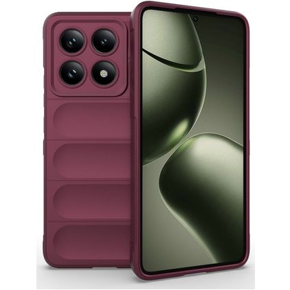 Mobigear Bumpy Coque Xiaomi 14T Coque arrière en TPU Souple - Rouge