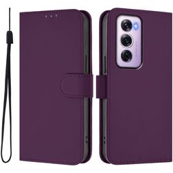 Mobigear Urban Wallet Housse OPPO Reno 12 Pro Etui Porte-Monnaie - Violet