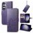 Mobigear Clover Housse Samsung Galaxy S23 FE Etui Porte-Monnaie - Violet